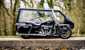 Motorcycle hearse